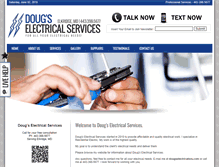 Tablet Screenshot of dougselectricalsvs.com